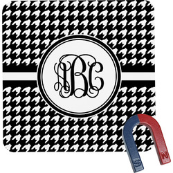 Houndstooth Square Fridge Magnet (Personalized)