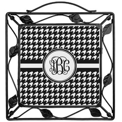 Houndstooth Square Trivet (Personalized)