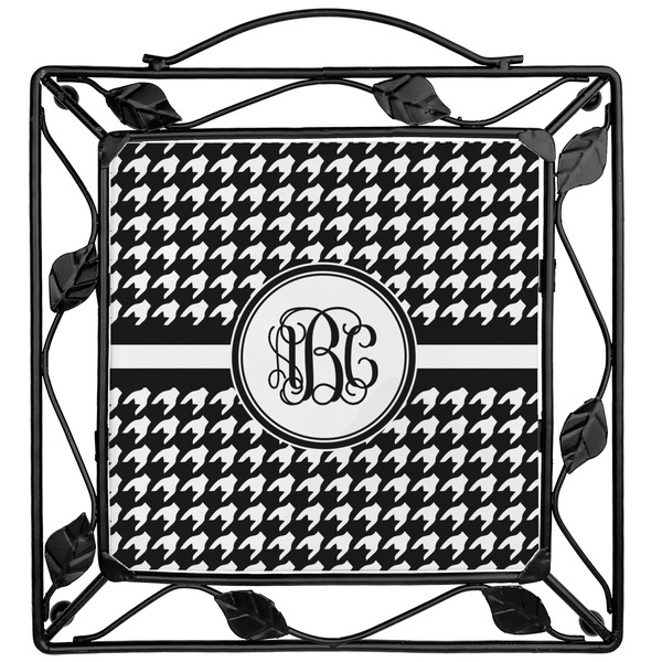 Custom Houndstooth Square Trivet (Personalized)