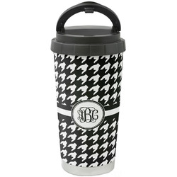 Houndstooth Stainless Steel Coffee Tumbler (Personalized)