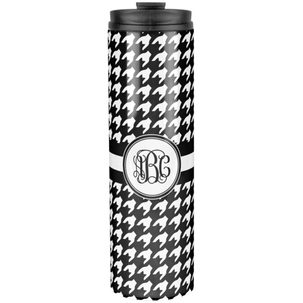 Custom Houndstooth Stainless Steel Skinny Tumbler - 20 oz (Personalized)