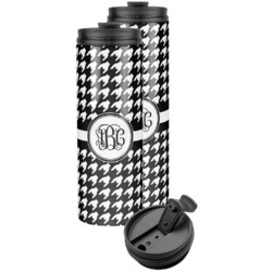 Houndstooth Stainless Steel Skinny Tumbler (Personalized)