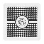 Houndstooth Standard Decorative Napkins (Personalized)
