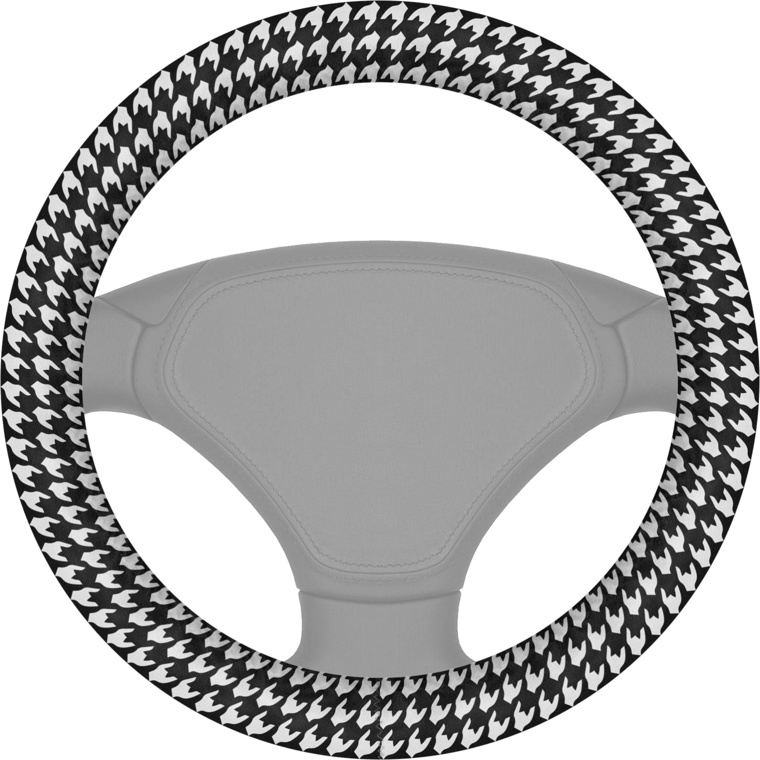 Custom Houndstooth Steering Wheel Cover YouCustomizeIt