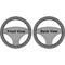 Houndstooth Steering Wheel Cover- Front and Back
