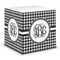 Houndstooth Sticky Note Cube (Personalized)