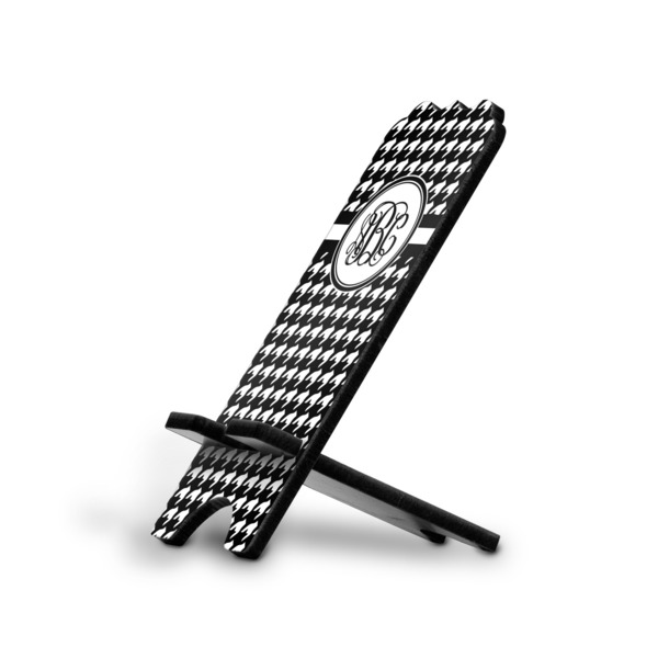Custom Houndstooth Stylized Cell Phone Stand - Large (Personalized)