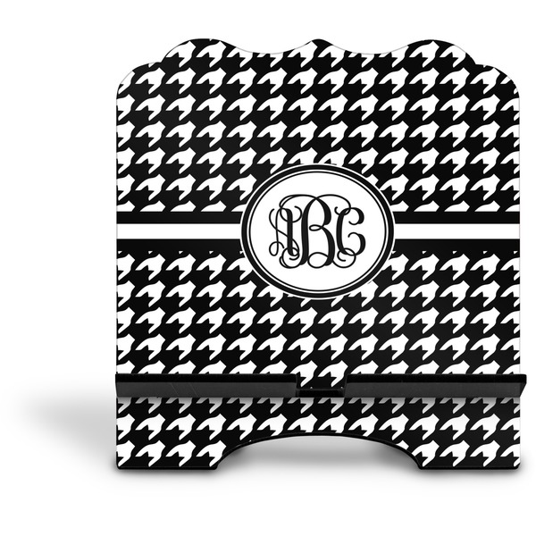 Houndstooth Stylized Tablet Stand - Front without iPad