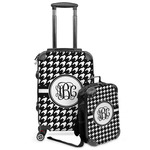 Houndstooth Kids 2-Piece Luggage Set - Suitcase & Backpack (Personalized)