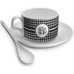 Houndstooth Tea Cup - Single (Personalized)