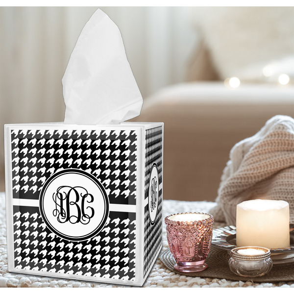 Houndstooth Tissue Box - LIFESTYLE