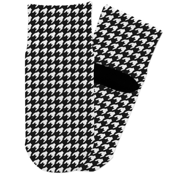 Custom Houndstooth Toddler Ankle Socks