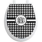 Houndstooth Toilet Seat Decal (Personalized)