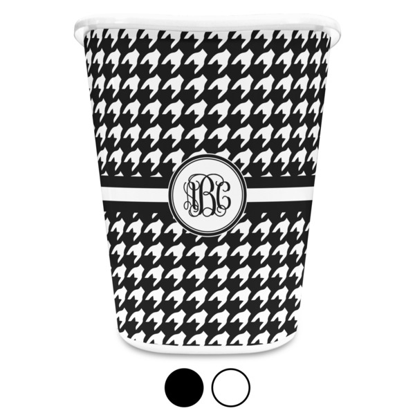 Houndstooth Custom Waste Basket