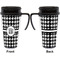 Houndstooth Travel Mug with Black Handle - Approval