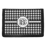 Houndstooth Trifold Wallet (Personalized)