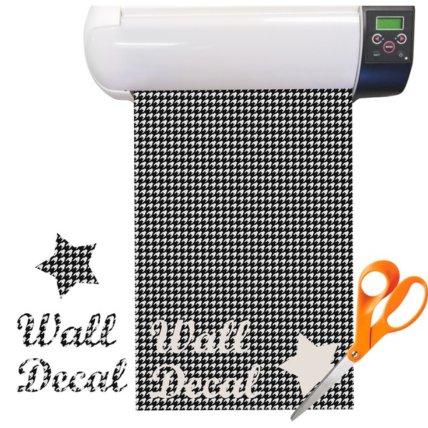 Custom Houndstooth Pattern Vinyl Sheet (Re-position-able)