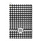 Houndstooth Waffle Weave Golf Towel (Personalized)