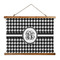 Houndstooth Wall Hanging Tapestry - Wide (Personalized)