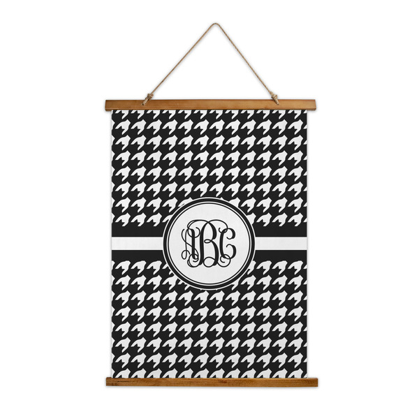 Custom Houndstooth Wall Hanging Tapestry - Tall (Personalized)