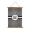 Houndstooth Wall Hanging Tapestry - Portrait - MAIN