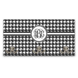 Houndstooth Wall Mounted Coat Rack (Personalized)