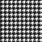Houndstooth Wallpaper & Surface Covering (Peel & Stick 24"x 24" Sample)