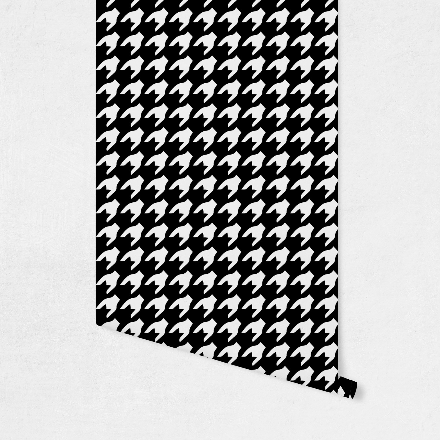 Houndstooth Wallpaper & Surface Covering (Peel & Stick - Repositionable