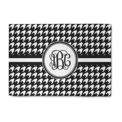 Houndstooth Washable Area Rug (Personalized)