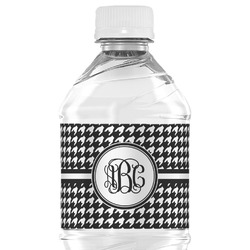 Houndstooth Water Bottle Labels - Custom Sized (Personalized)