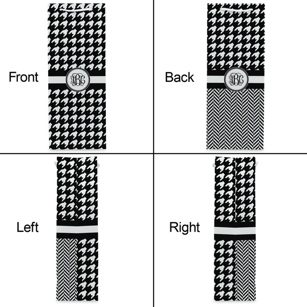 Houndstooth Wine Gift Bag - Gloss - Approval