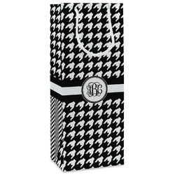 Houndstooth Wine Gift Bags - Gloss (Personalized)