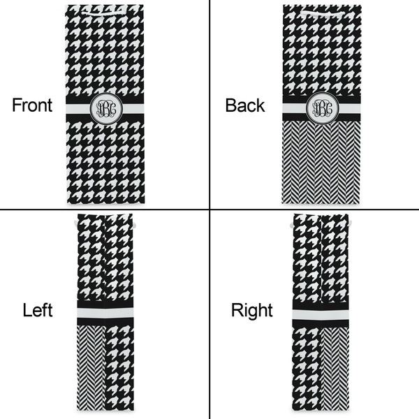 Houndstooth Wine Gift Bag - Matte - Approval