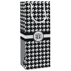 Houndstooth Wine Gift Bags - Matte (Personalized)