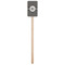 Houndstooth Wooden 6.25" Stir Stick - Rectangular - Single Stick