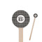 Houndstooth Round Wooden Stir Sticks (Personalized)