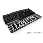Houndstooth Keyboard Wrist Rest (Personalized)
