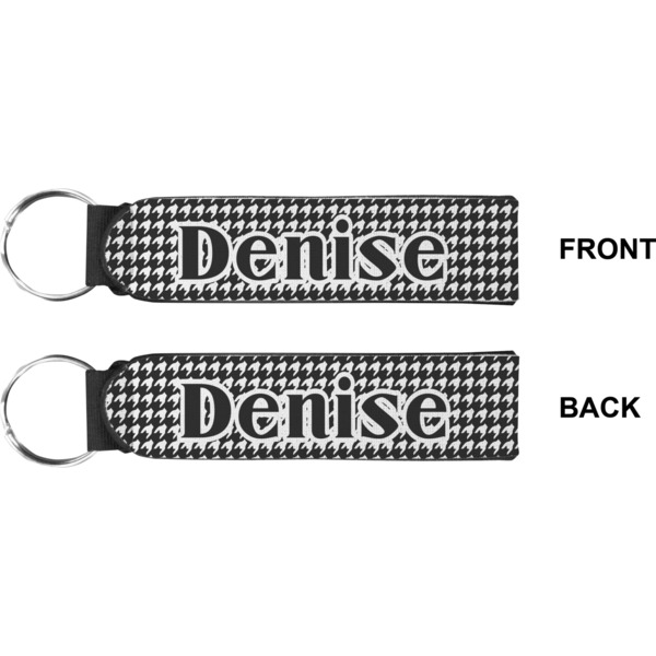 Houndstooth Wristlet (Front + Back)