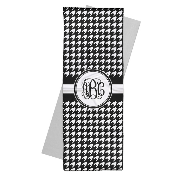 Custom Houndstooth Yoga Mat Towel (Personalized)