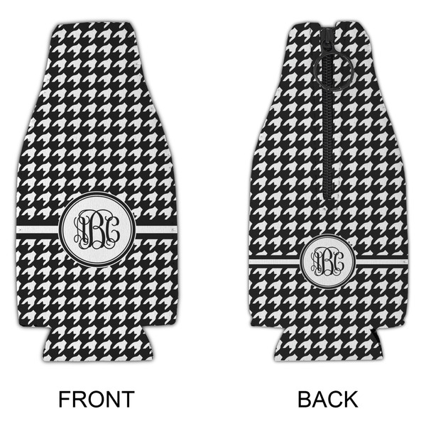 Houndstooth Zipper Bottle Cooler - APPROVAL