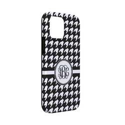 Houndstooth iPhone Case - Rubber Lined - iPhone 13 Mini (Personalized)