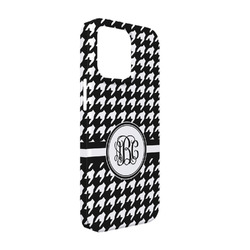 Houndstooth iPhone Case - Plastic - iPhone 13 Pro (Personalized)