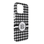 Houndstooth iPhone Case - Plastic - iPhone 13 Pro Max (Personalized)