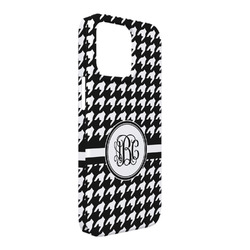 Houndstooth iPhone Case - Plastic - iPhone 13 Pro Max (Personalized)