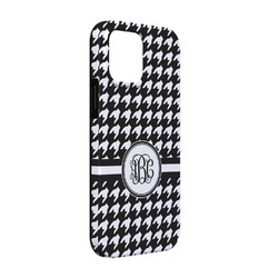 Houndstooth iPhone Case - Rubber Lined - iPhone 13 Pro (Personalized)