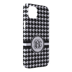 Houndstooth iPhone Case - Plastic - iPhone 14 Pro Max (Personalized)