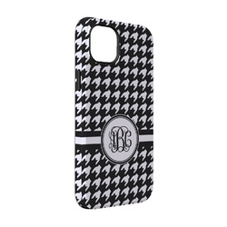 Houndstooth iPhone Case - Rubber Lined - iPhone 14 Pro (Personalized)