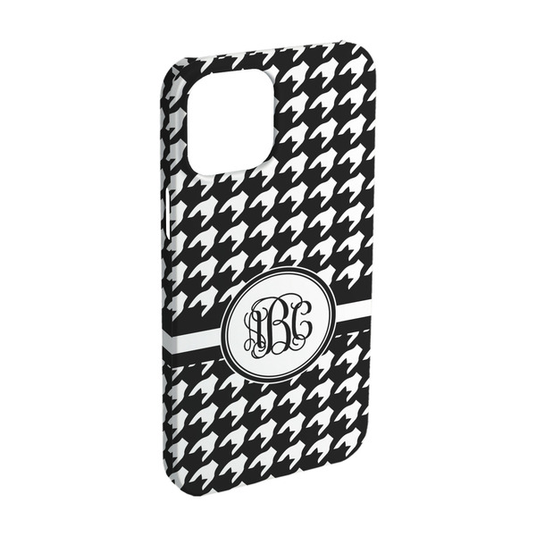 Custom Houndstooth iPhone Case - Plastic - iPhone 15 (Personalized)