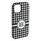 Houndstooth iPhone 15 Plus Tough Case - Angle