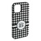 Houndstooth iPhone 15 Pro Max Tough Case - Angle